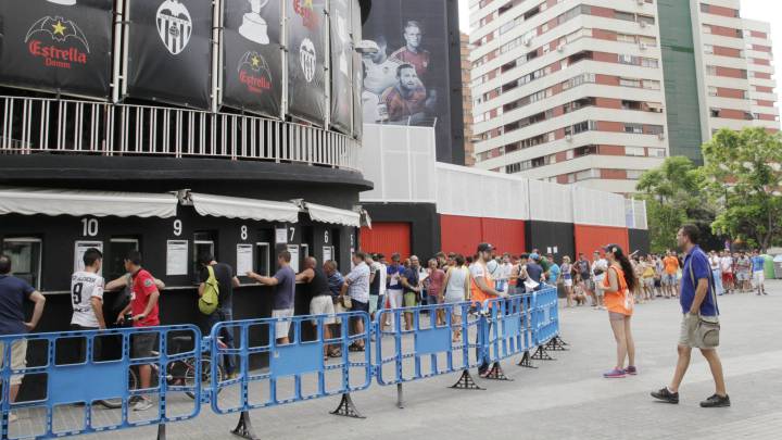 Taquillas de Mestalla.