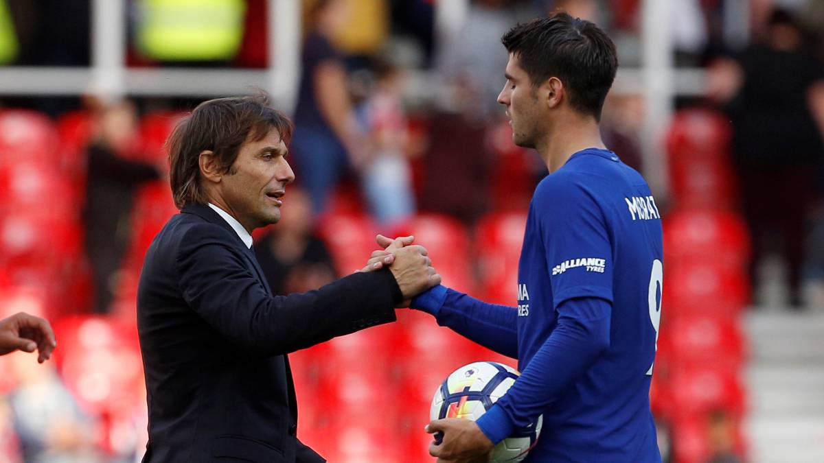 Conte reconoce que no sabe cuánto tiempo de baja estará Morata Conte reconoce que no sabe cuánto tiempo de baja estará Morata