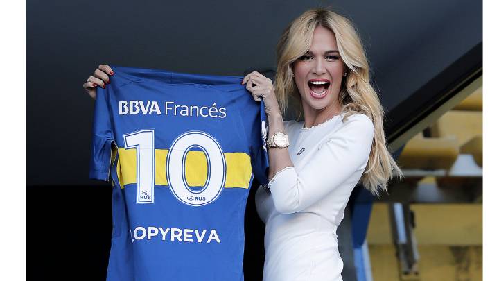 Las imágenes de Victoria Lopyreva en Argerntina