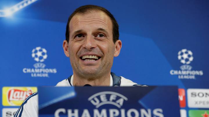 Allegri, en la rueda de prensa previa al partido contra el Tottenham.