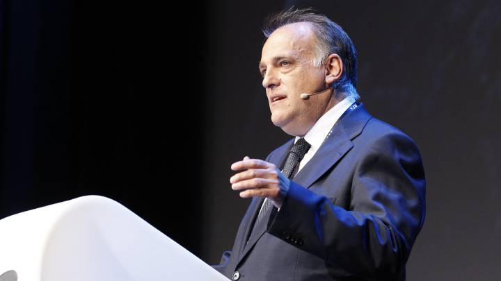 Los clubes aprueban 1.2M€ de sueldo a Tebas con Real Madrid y Athletic en contra