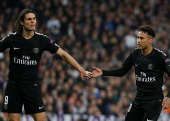 La MCN a la deriva: Cavani no conectó con Neymar ni Mbappé