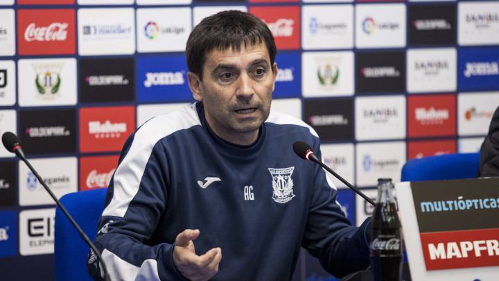 Asier Garitano, entrenador del Leganés.