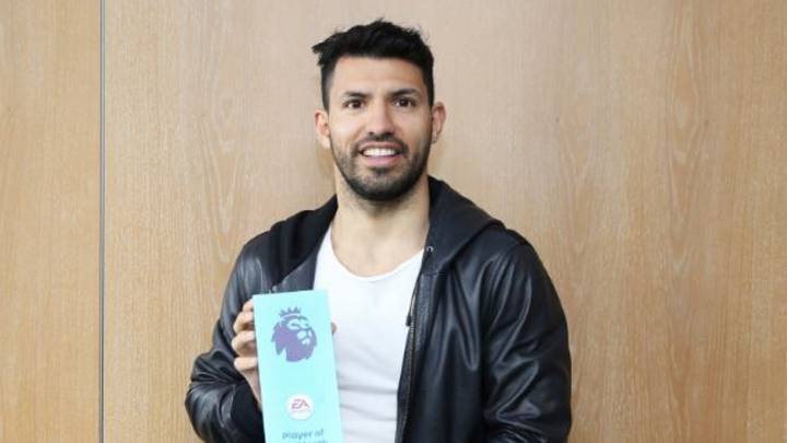 Agüero gana el premio a mejor jugador del mes de la Premier League