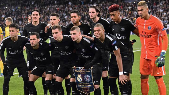 El vestuario del PSG se conjura para remontar al Madrid.