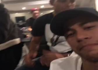 Neymar, de fiesta y jugando al póker el domingo por la noche