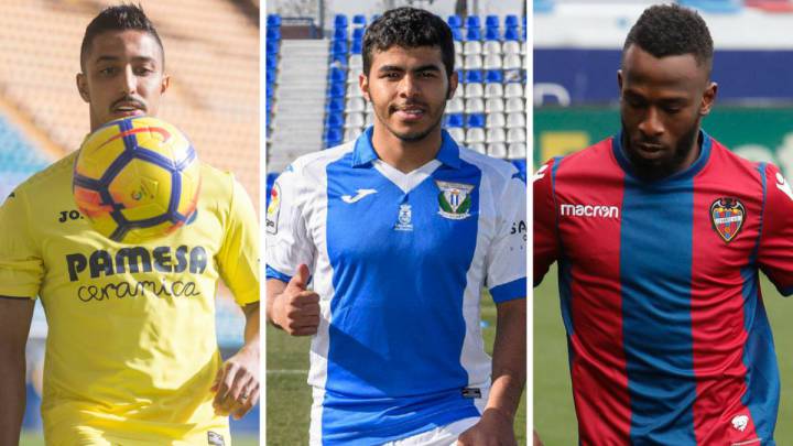 Jugadores saudíes del Villarreal, Levante y Leganés en Primera División.