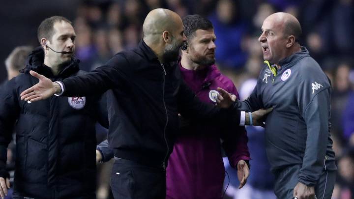 Los incidentes de Guardiola y Agüero en FA Cup, investigados.