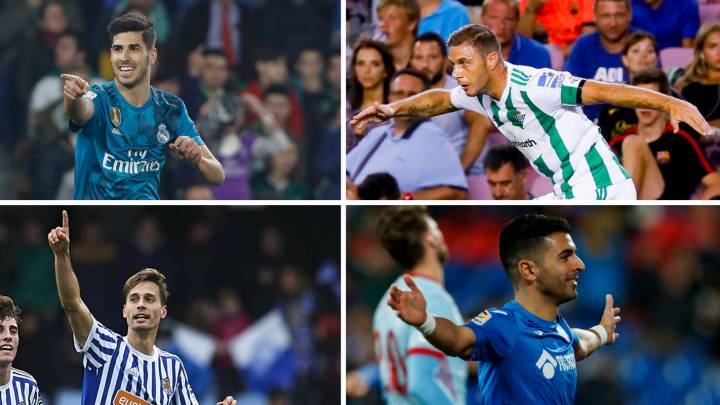 Asensio, Joaquín, Canales y Ángel son los ases de la jornada 24 de LaLiga Santander.