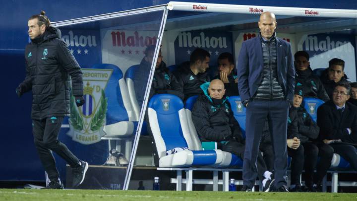 Bale se fue al vestuario en mitad de la primera parte