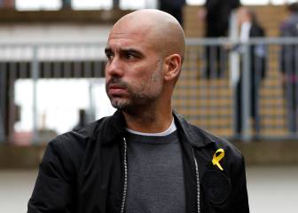 BBC: la FA sanciona a Guardiola por lucir el lazo amarillo