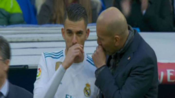 Zidane dio 15 minutos a Ceballos tras el cambio en Butarque.