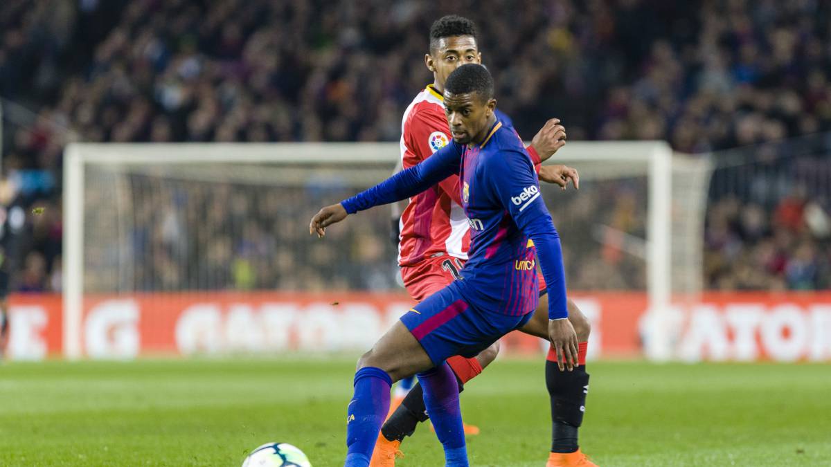 Yerry Mina apunta a titular contra el Girona