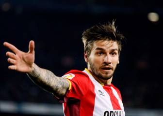 1x1 del Girona: Portu dio la bienvenida en el Camp Nou