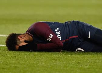 Neymar será baja: esguince y fisura del 5º metatarsiano