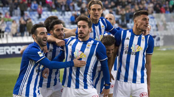 Jugadores del Recreativo.