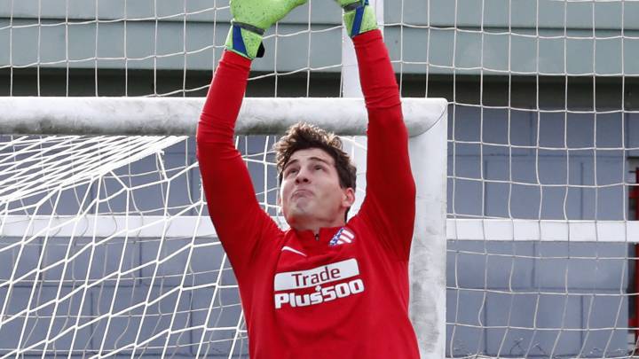 El portero argentino del Atlético de Madrid, Axel Werner.
