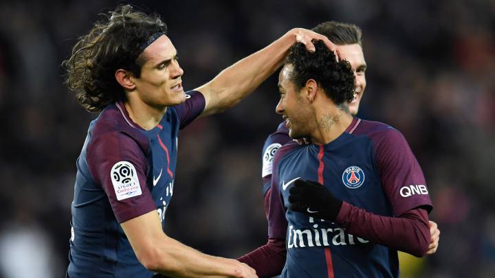 Cavani y Neymar.