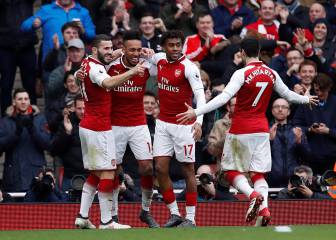 Arsenal respira ahora en Premier goleando al Watford