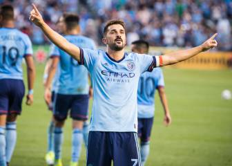 Villa llegó a los 100 partidos en Estados Unidos con otro gol