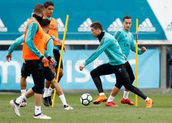 El Madrid vuelve al trabajo con todos, incluido Varane