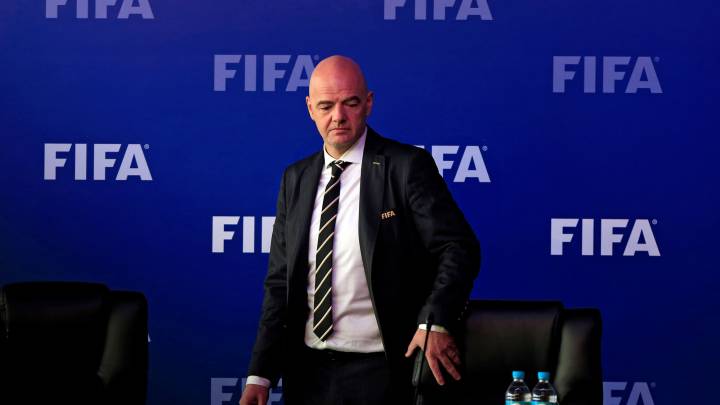 Infantino, presidente de la FIFA.