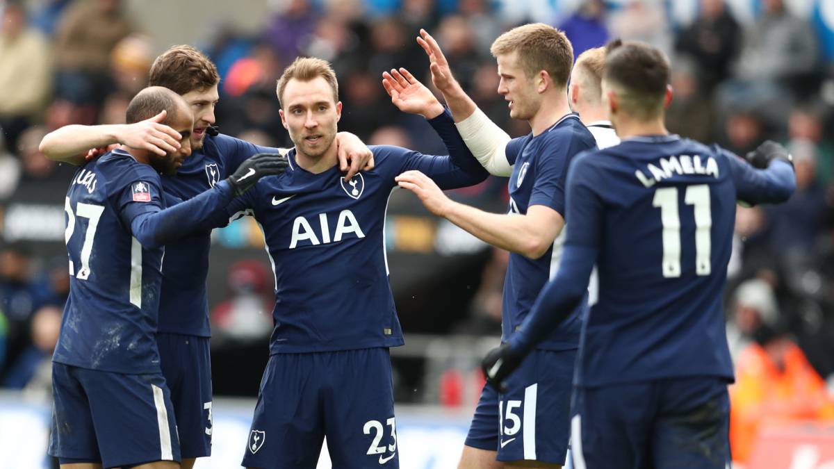 El Tottenham es el primer semifinalista de la FA Cup