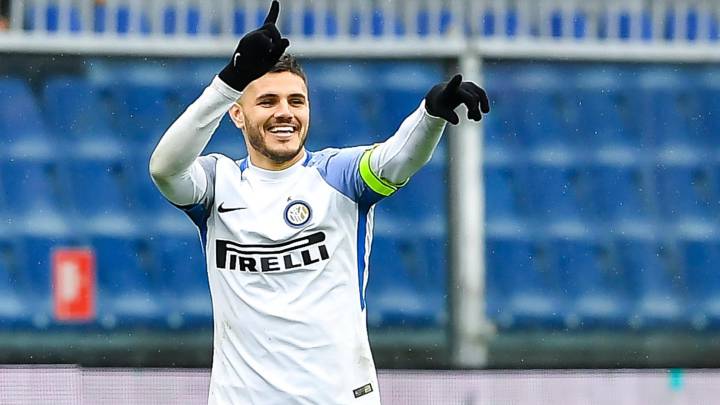 Icardi se luce con cuatro goles para Inter ante Sampdoria