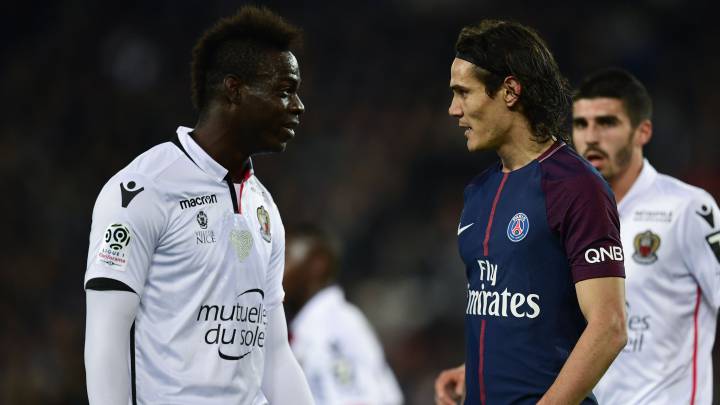 Balotelli y Cavani.