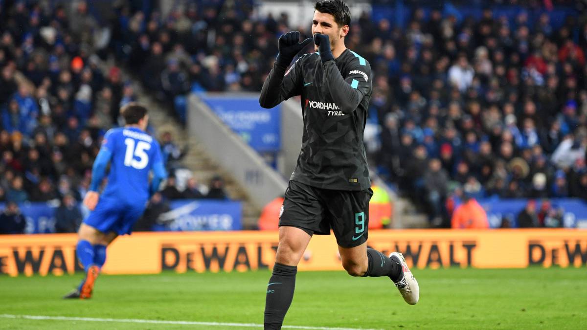 Morata y Pedro meten al Chelsea en las semifinales de la FA