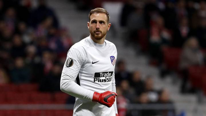 Oblak con el Atlético.
