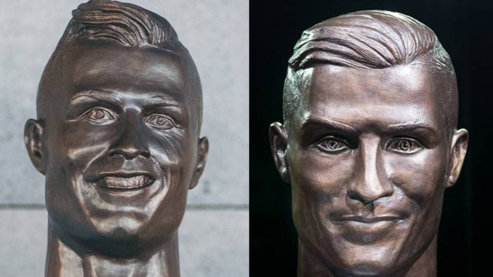 La pesadilla del autor del criticado busto de Cristiano: "La gente empezó a llamar a casa...".
