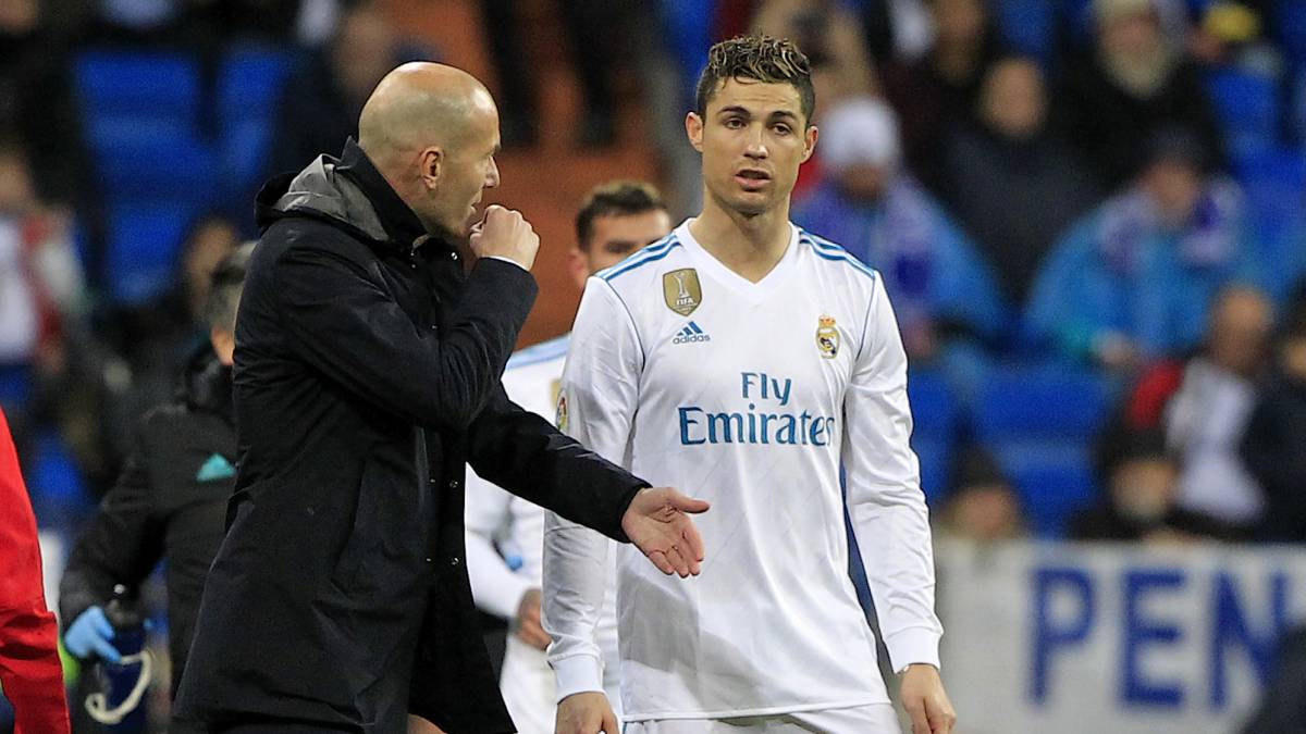 Zinedine Zidane y Cristiano Ronaldo