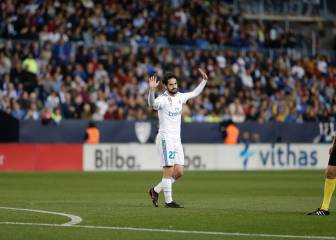 Málaga-Real Madrid en imágenes