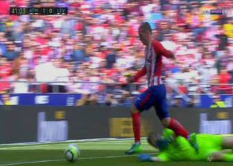 No hubo penalti a Griezmann