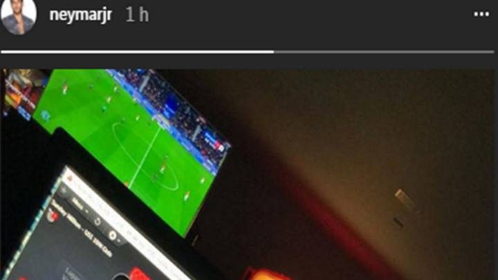 Neymar sigue mostrando su desapego al PSG