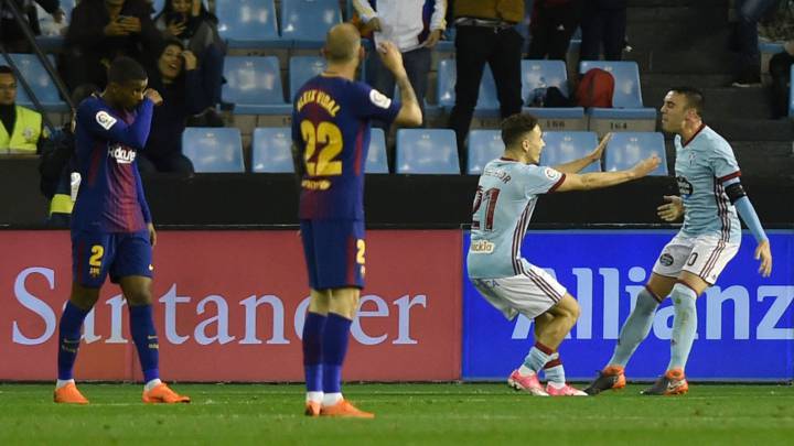 Iago Aspas se le aparece al Barcelona