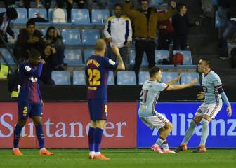 Iago Aspas se le aparece al Barcelona