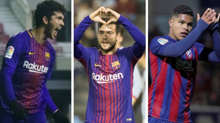 Aleña y Arnáiz, del Barça B y Cucho, del Huesca.