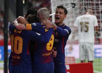 Sevilla 0-5 Barcelona: resumen, resultado y goles. Copa del Rey