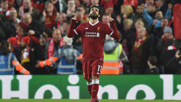 Salah becomes top African goalscorer in Champions League season