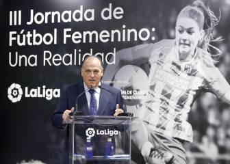 Tebas: “El fútbol femenino aún debe mejorar mucho”