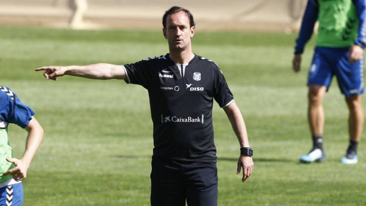 Etxeberria, entrenador del Tenerife.