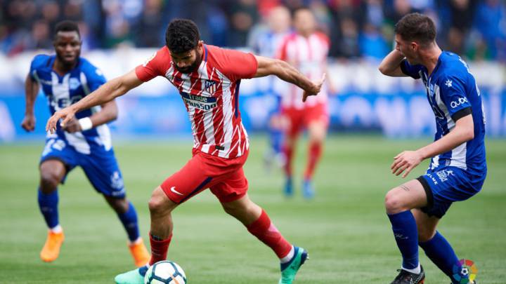 Diego Costa, en el Alavés-Atlético