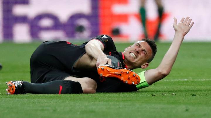 Peligra el Mundial para Koscielny: lesión en el tendón de Aquiles