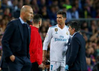 Gol histórico y con susto de Cristiano: se torció el tobillo
