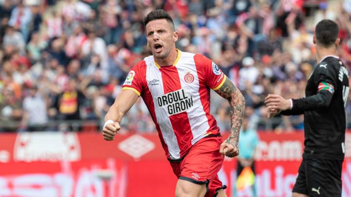Aday Benítez con el Girona.