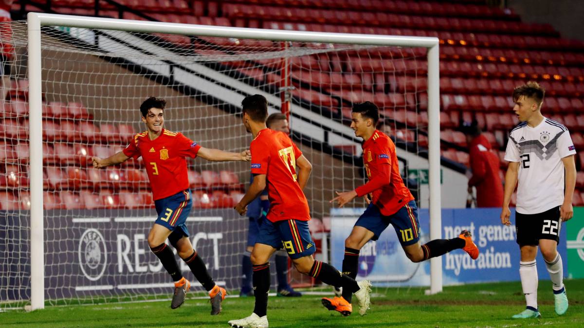 Gutiérrez, celebrando el tercer gol.