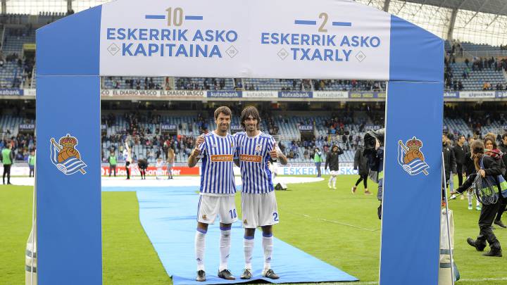 Xabi Prieto y Carlos Martínez.