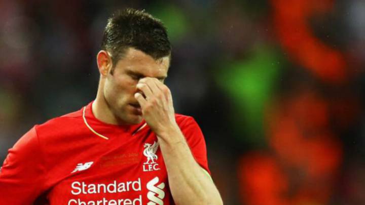 Alarma en el Liverpool: Milner, duda para la final de Champions.